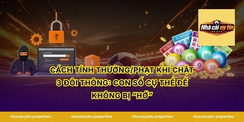 Cách tính thưởng/phạt khi chặt 3 đôi thông: con số cụ thể để không bị “hớ”