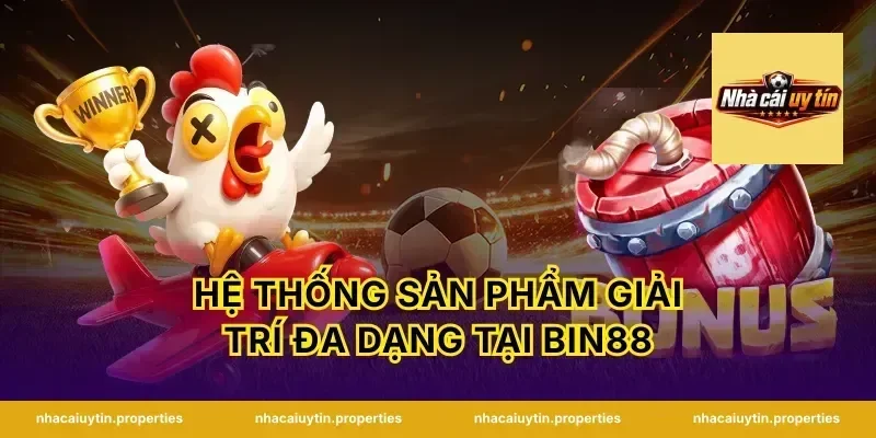 Hệ Thống Sản Phẩm Giải Trí Đa Dạng Tại Bin88