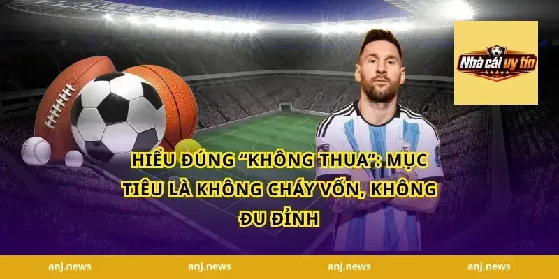 Hiểu đúng “không thua”: mục tiêu là không cháy vốn, không đu đỉnh