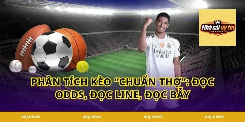 Phân tích kèo “chuẩn thợ”: đọc odds, đọc line, đọc bẫy