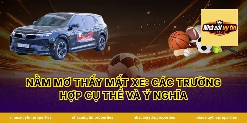 Nằm mơ thấy mất xe: Các trường hợp cụ thể và ý nghĩa