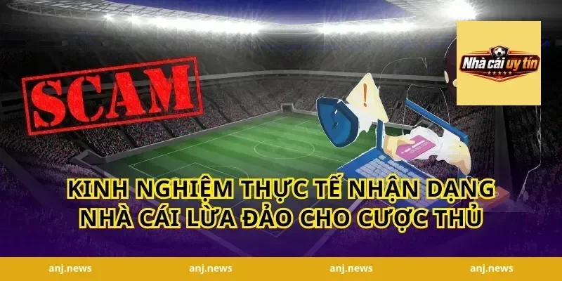 Kinh nghiệm thực tế nhận dạng nhà cái lừa đảo cho cược thủ