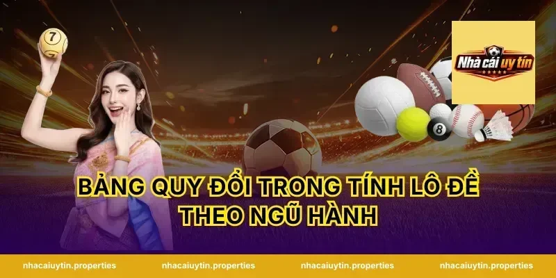 Bảng quy đổi trong tính lô đề theo ngũ hành