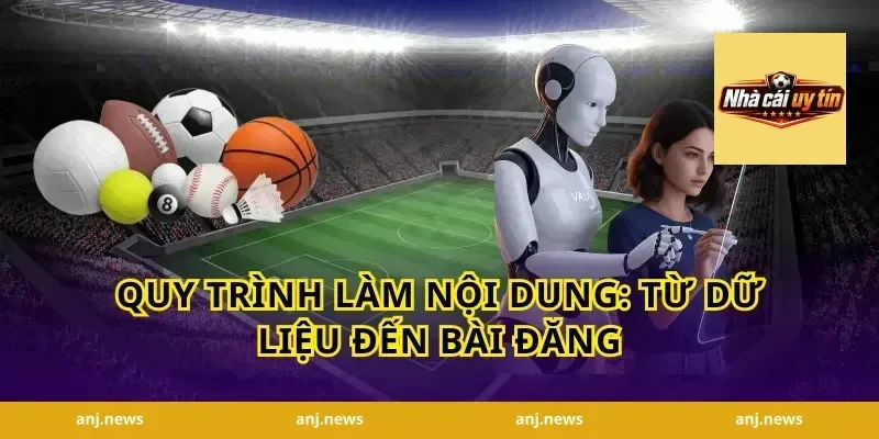Quy trình làm nội dung: từ dữ liệu đến bài đăng